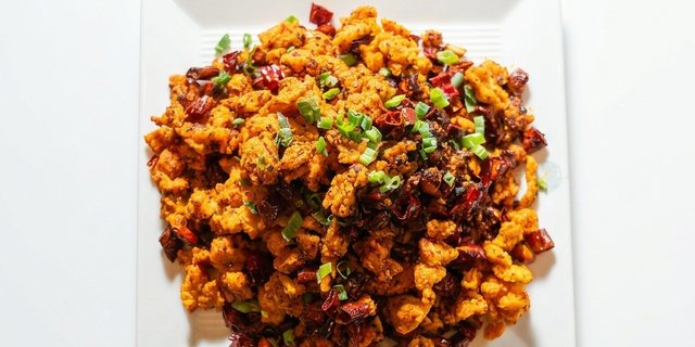 Chongqing Spicy Popcorn Chicken