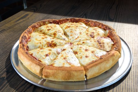 Deep-Dish Cheese Pizza