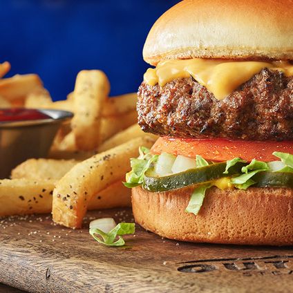 Half-Pound Cheeseburger Boxed Meal