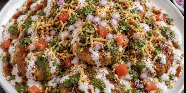 Aloo Tikki Chaat