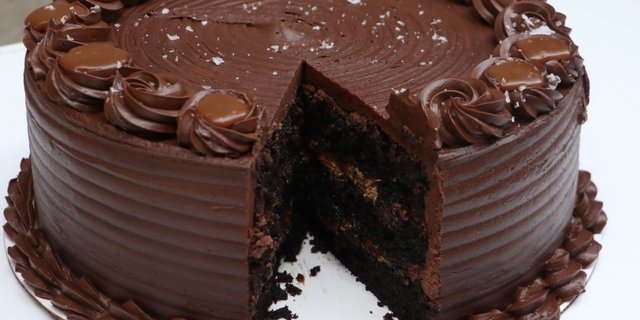 Salted Caramel Chocolate Cake