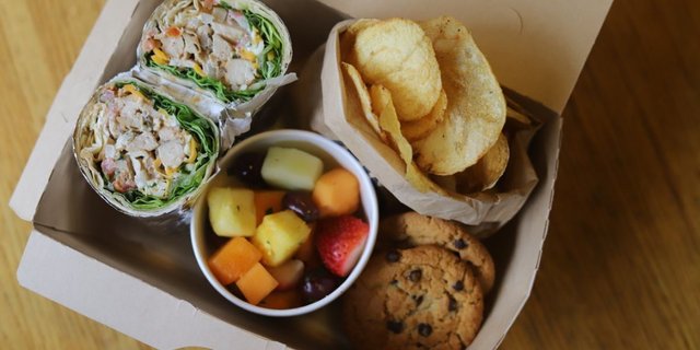 Grilled Chicken Wrap Boxed Lunch