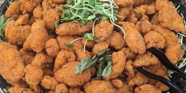 Basil Infused Buffalo Chicken Wings