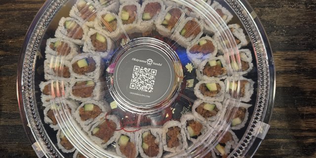 Spicy Tuna Roll Platter