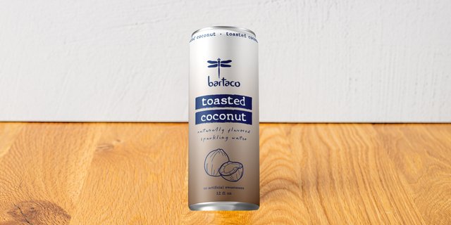 6 pack of bartaco sparkling toasted coconut