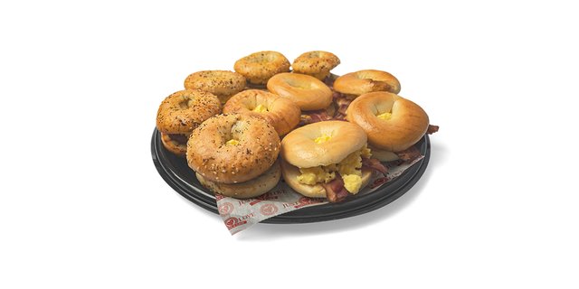 Breakfast Bagel Sandwich Platter