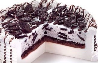 Oreo Cookie Blizzard Ice Cream Cake