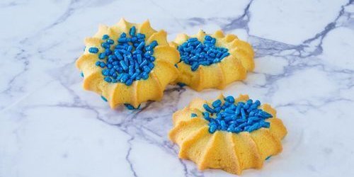 Ricci Blue Sprinkle Cookies