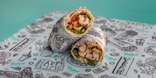 Small Pita Wraps Platter