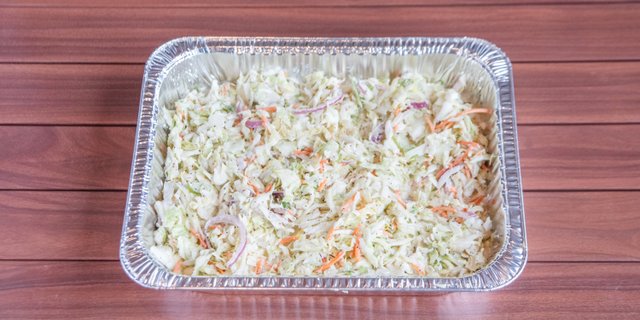 Creamy Vinegar Slaw Tray