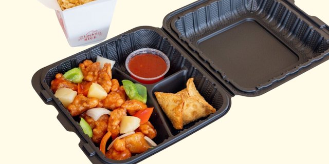 Gluten-Free Sweet & Sour Chicken Tso Lunch Box