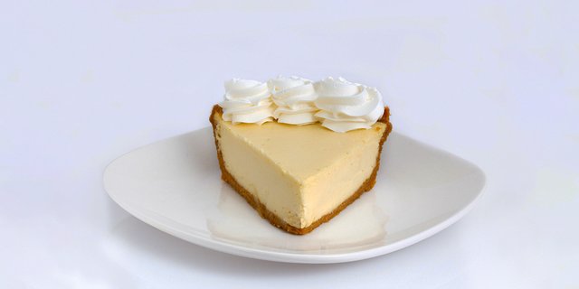 Sweet Potato Cheesecake Pie Slice