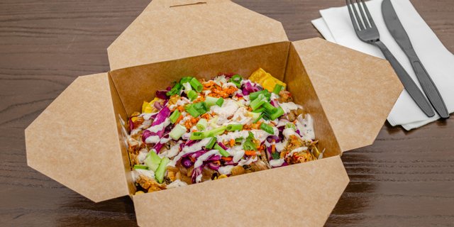 Plantain Chip Nachos w/ Red Snapper