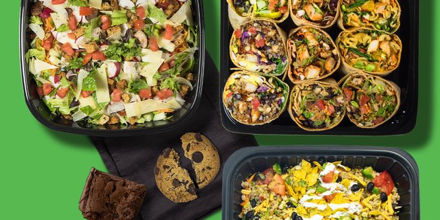 Bundle 10 – Wraps, Salads & Rice Bowls with Cookies & Brownies
