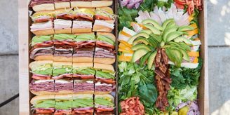 Catered food