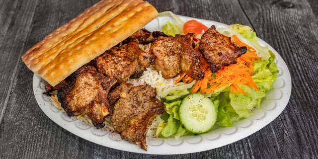 Lamb Kebab Platter
