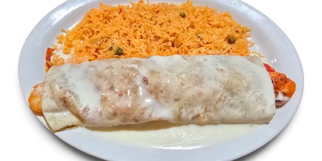 Fajita Burrito Shrimp