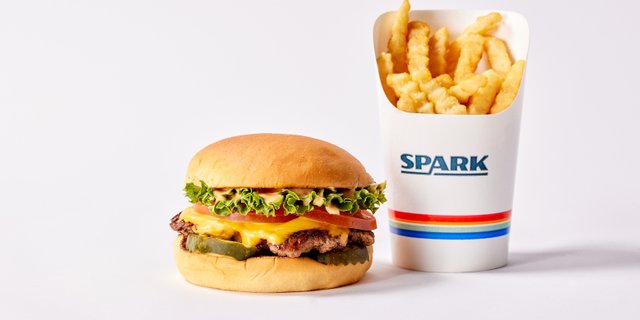 Spark Burger Bagged Lunch