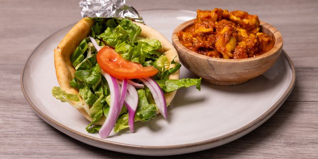 Karahi Chicken Wrap