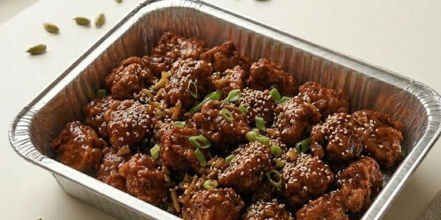 Chicken Manchurian Platter