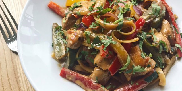Tequila-Lime Chicken Fettuccine