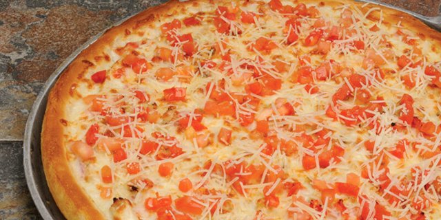 Large Chicken Alfredo Pizza