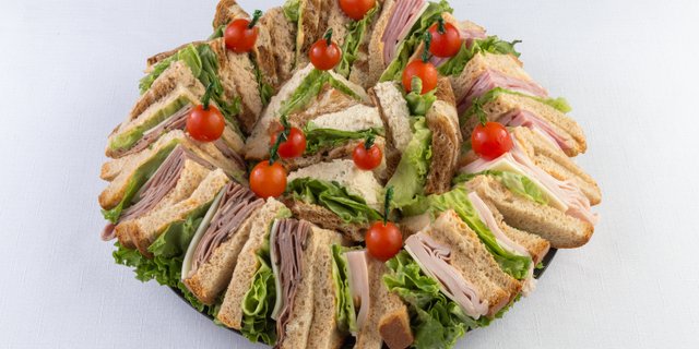 Pin Wheel Finger Sandwich Platter