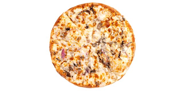 Roasted Garlic Alfredo Pizza