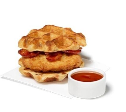 Chicken & Waffles Breakfast Sandwich w/ Chick-fil-A® Filet