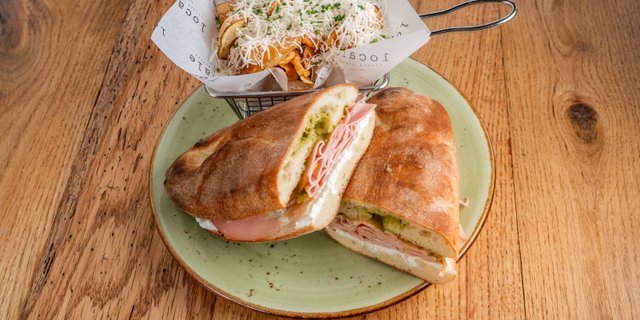 Mortadella Brick Oven Sandwiches