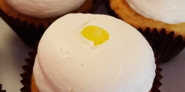 Large Lemon Drop Cupcakes