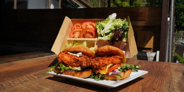 Buffalo Chicken Slider Platter