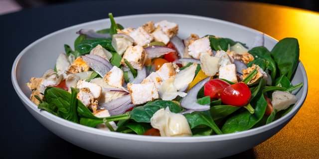 Spinach Artichoke Salad Tray