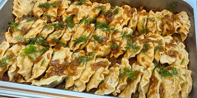 Sauerkraut & Mushroom Pierogi
