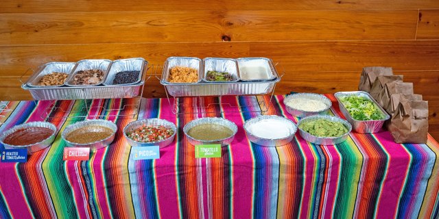 Fajitas Bar for 20