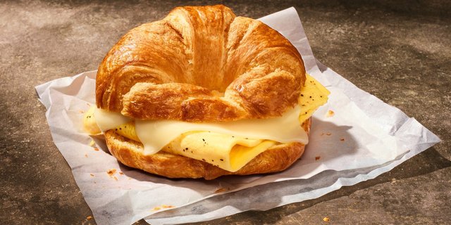 NEW Croissant Egg & Cheese Sandwich