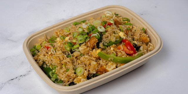 Vegetarian Spicy Basil Fried Rice