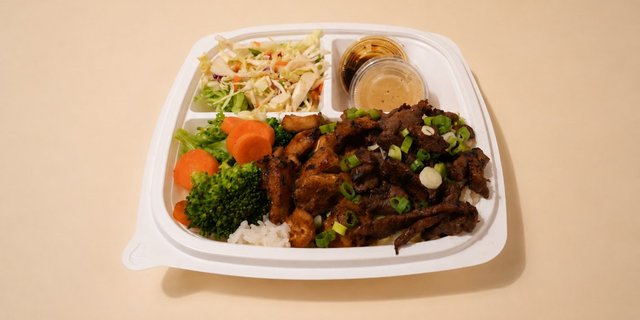 Half And Half Catering Plate