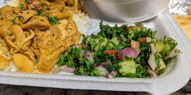 Curry Chicken Platter