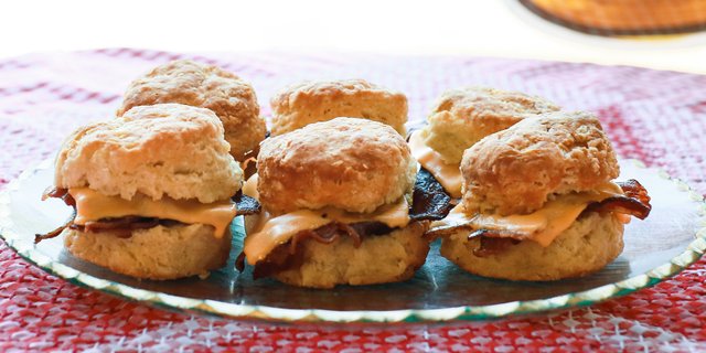 Bacon Biscuit Sandwiches