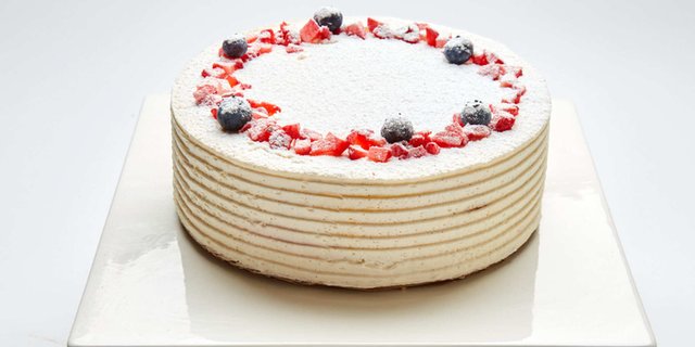 6" Lemon-Raspberry Cake