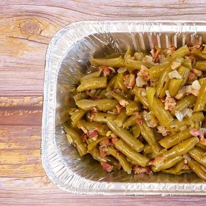 Braised Bacon Green Beans