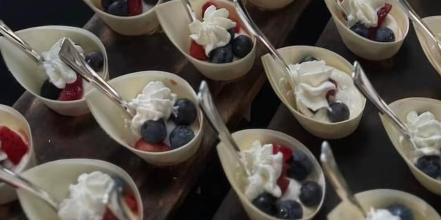 Red, White & Blue Mousse Parfaits