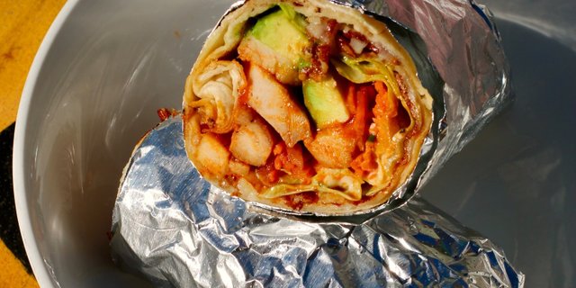Grilled Buffalo Chicken Wrap