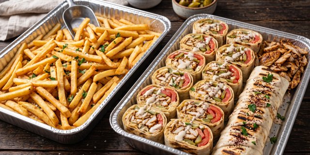 Ali Baba Chicken Shawarma Wraps Package