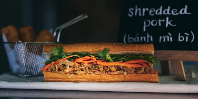 Shredded Pork Banh Mi