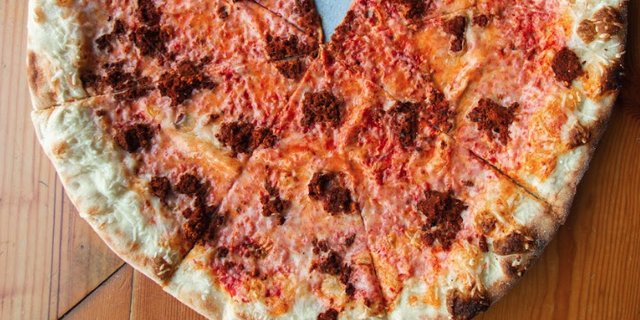 Vegan Sausage Pizza