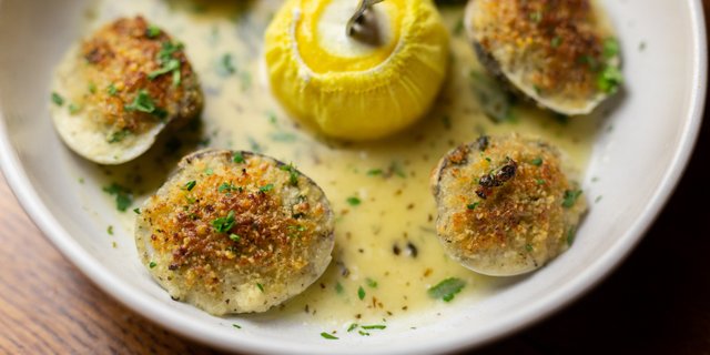 Baked Clams Oreganato
