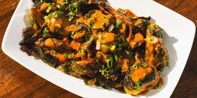 Cast-Iron Brussels Sprouts