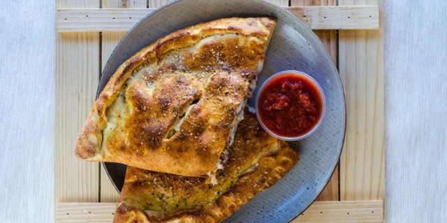 White Chicken Calzone